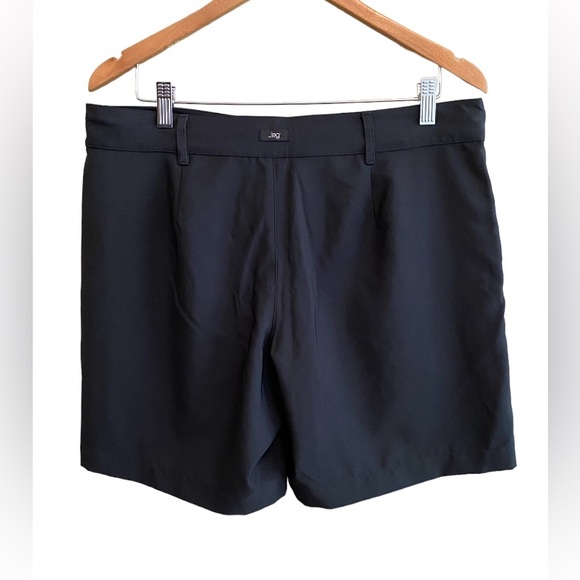 Jag: Black Shorts with Roll Tab - Picture 3 of 17